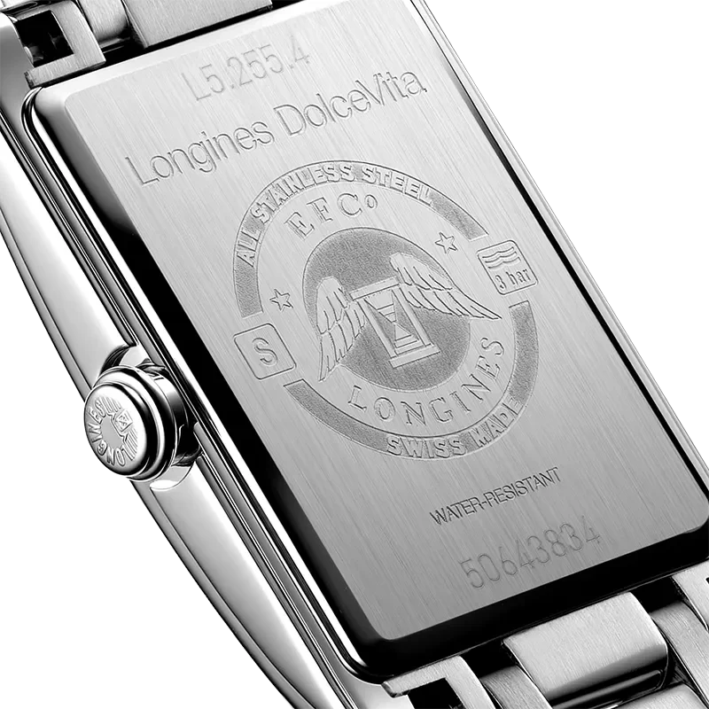 LONGINES WHITE SILVER 4 ROMAN 8 INDEX