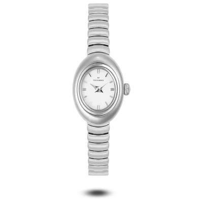 Mockberg Belle Oval Petite Silver MB1417