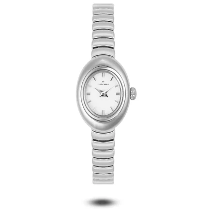 Mockberg Belle Oval Petite Silver MB1417