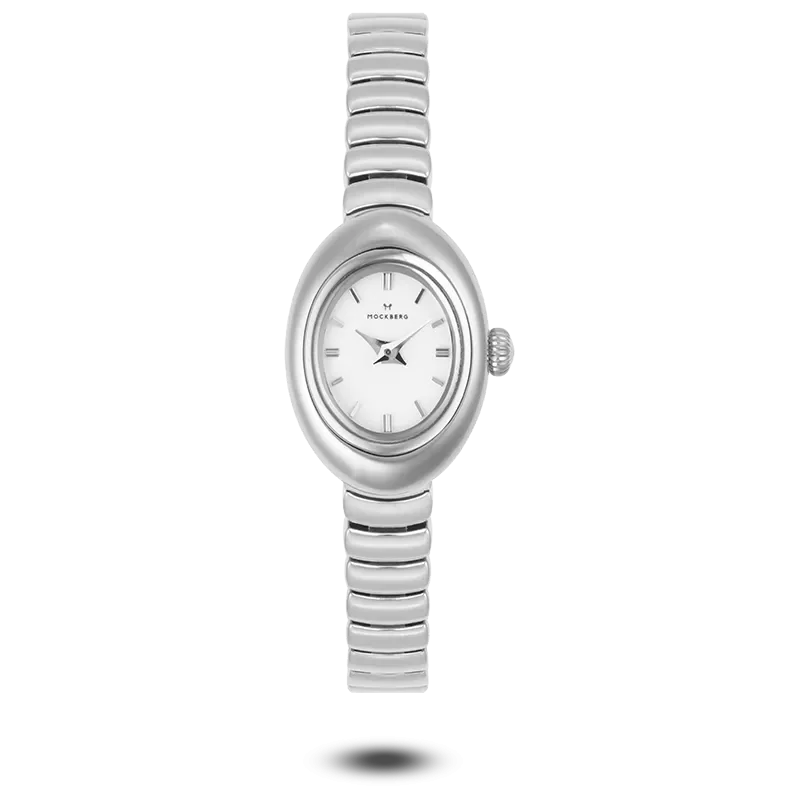 Mockberg Belle Oval Petite Silver MB1417