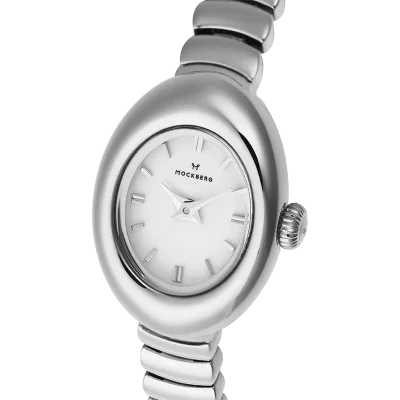 Mockberg Belle Oval Petite Silver MB1417