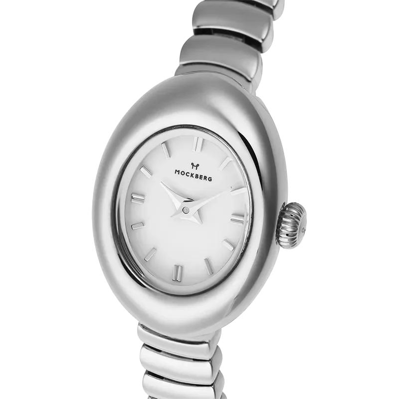 Mockberg Belle Oval Petite Silver MB1417