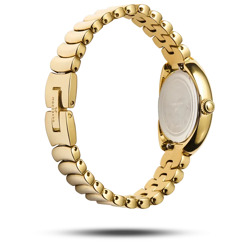 Mockberg Belle Oval Gold MB1418