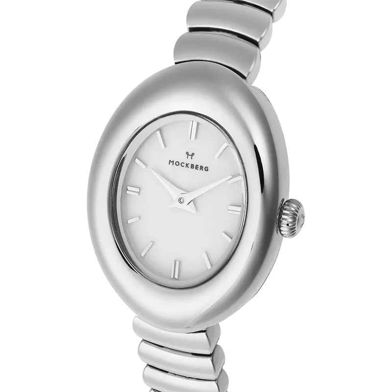 Mockberg Belle Oval Silver MB1419