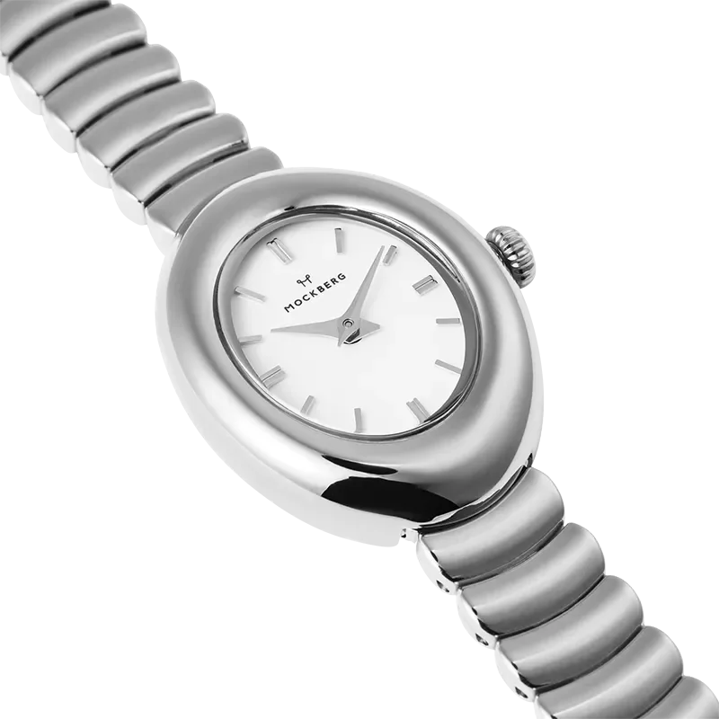 Mockberg Belle Oval Silver MB1419