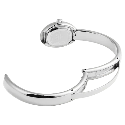 Mockberg Belle oval Bangle watch  silver small