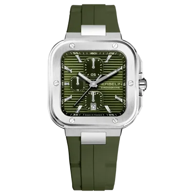 Herbelin Gents Cap Camerat Green chrono  MH35646A116CK