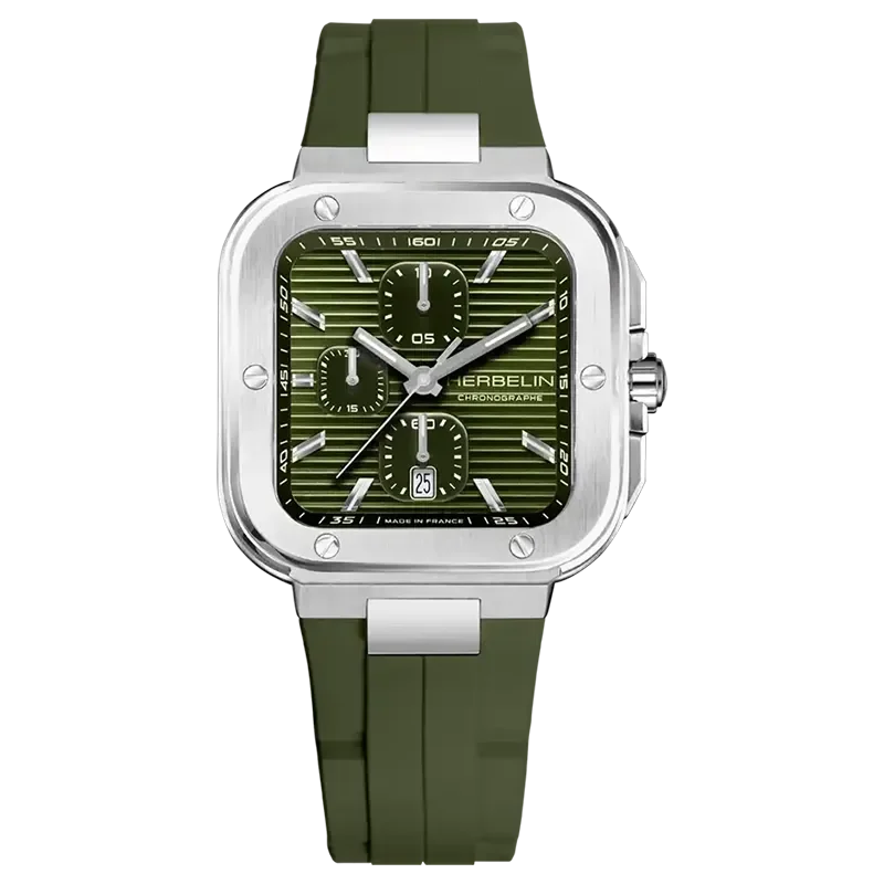 Herbelin Gents Cap Camerat Green chrono  MH35646A116CK