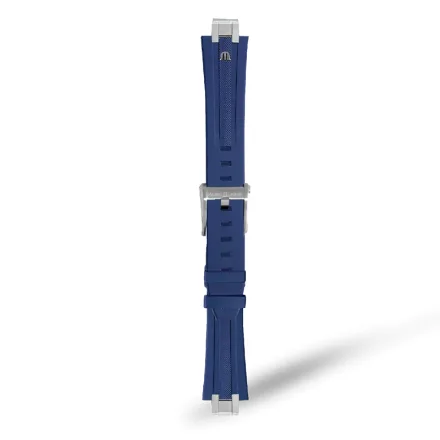 BLUE RUBBER FOR AI1108, AI6007 & AI6057 WITH STAINLESS STEEL END-PIECE & PIN BUCKLE