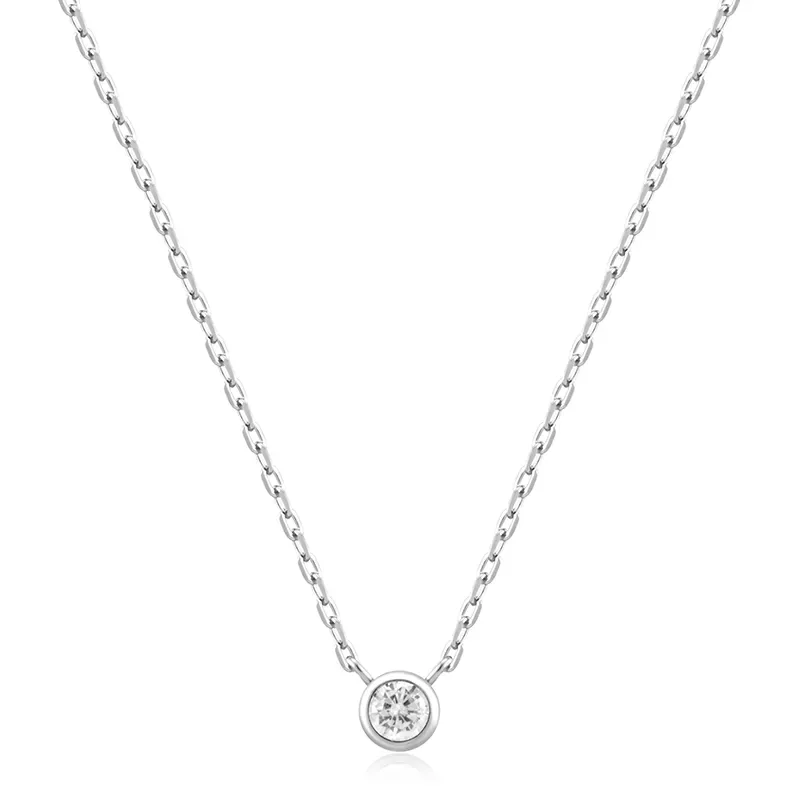 Ania Haie ROUND SOLITAIRE CUBIC ZIRCONIA Halsband N059-01H