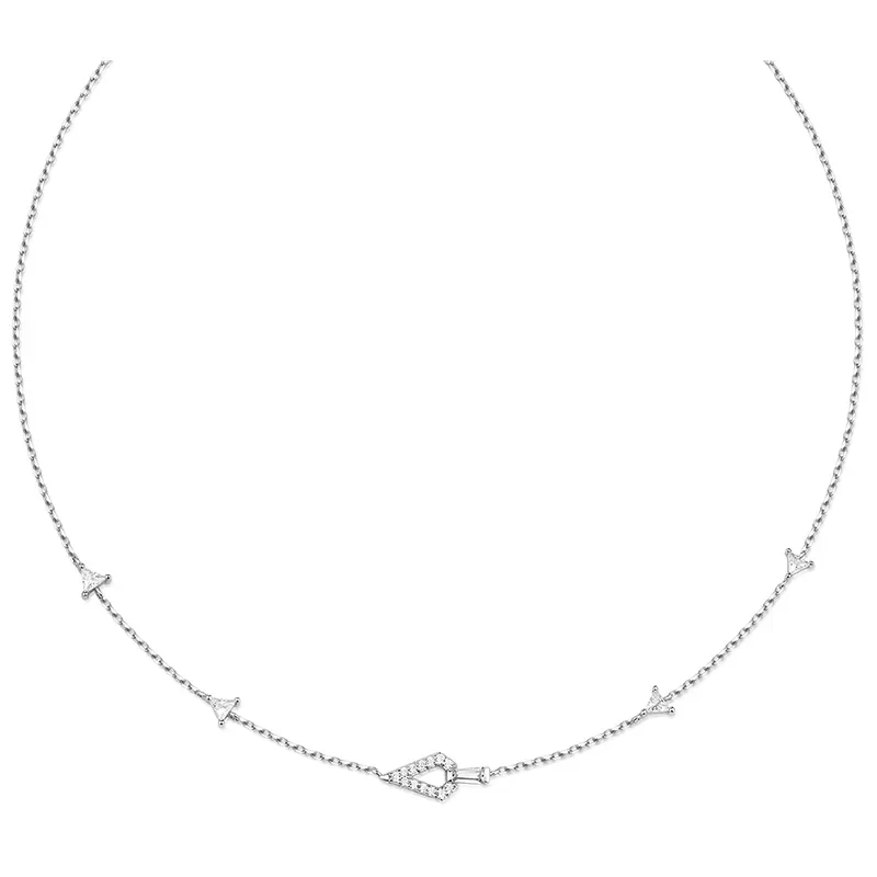 Ania Haie Silver GEOMETRIC SATELLITE Halsband N059-03H