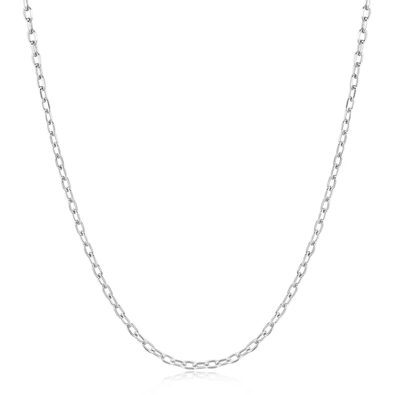 Ania Haie Silver RECTANGLE LINK Kedja Halsband N060-03H