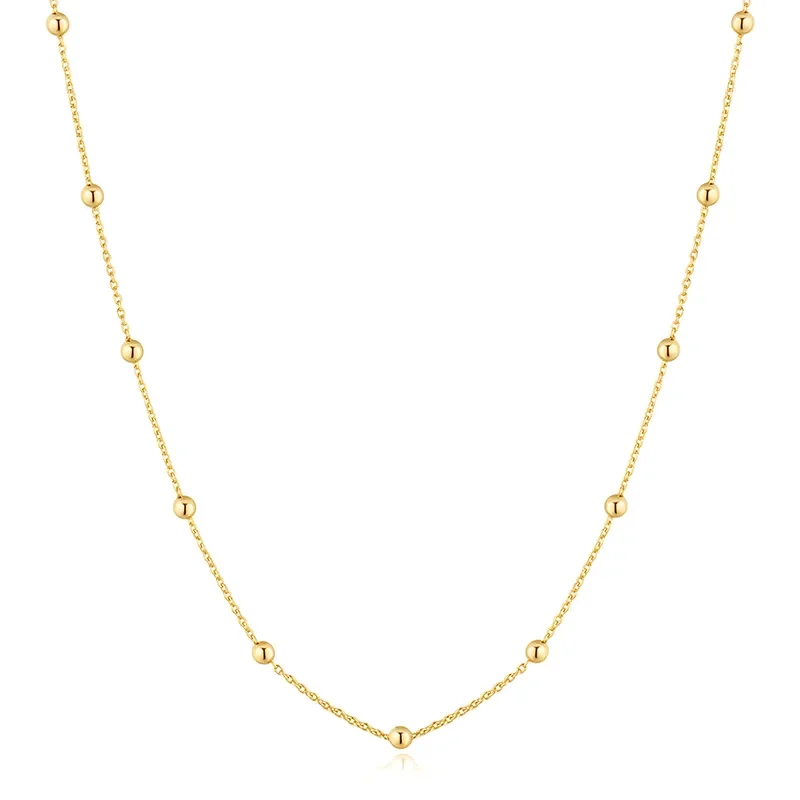 Ania Haie Guld BOBBLE LONG Kedja Halsband N060-04G
