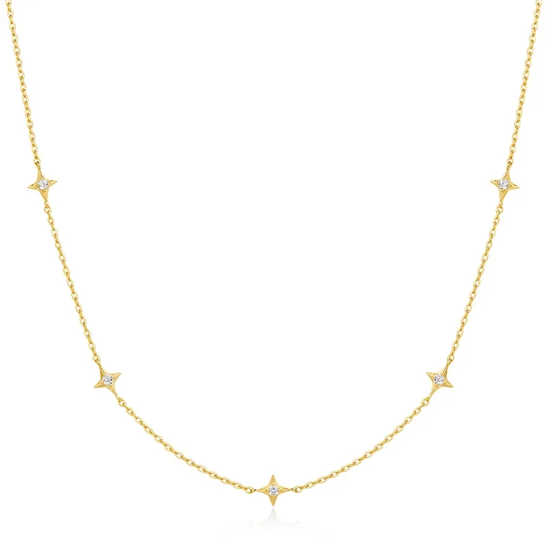 Ania Haie Guld STARS STATION Halsband N061-04G