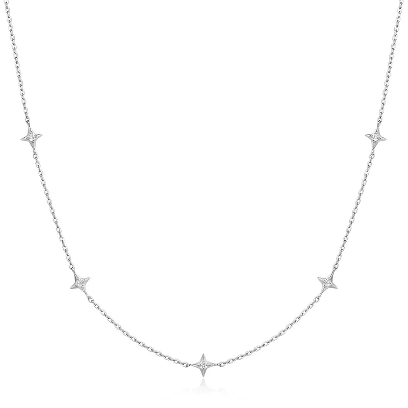 Ania Haie Silver STARS STATION Halsband N061-04H