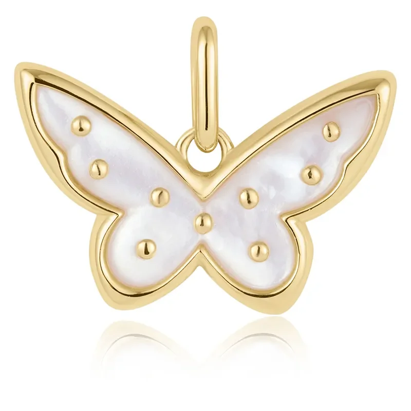 Ania Haie Charm MOP Butterfly NC055-07G