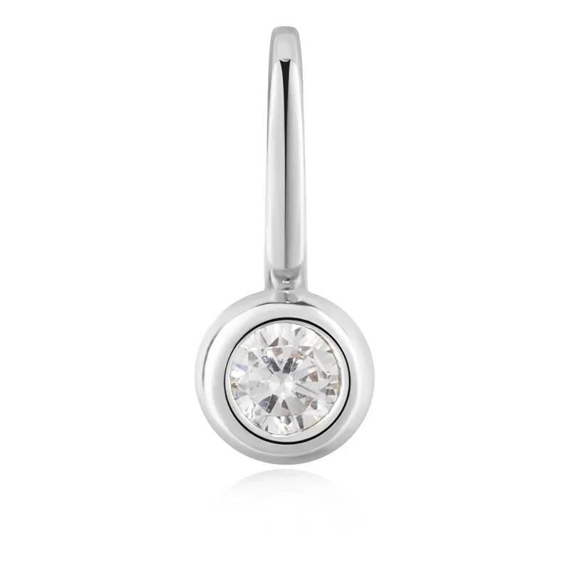 Ania Haie Silver BEZEL SET Berlock NC060-02H