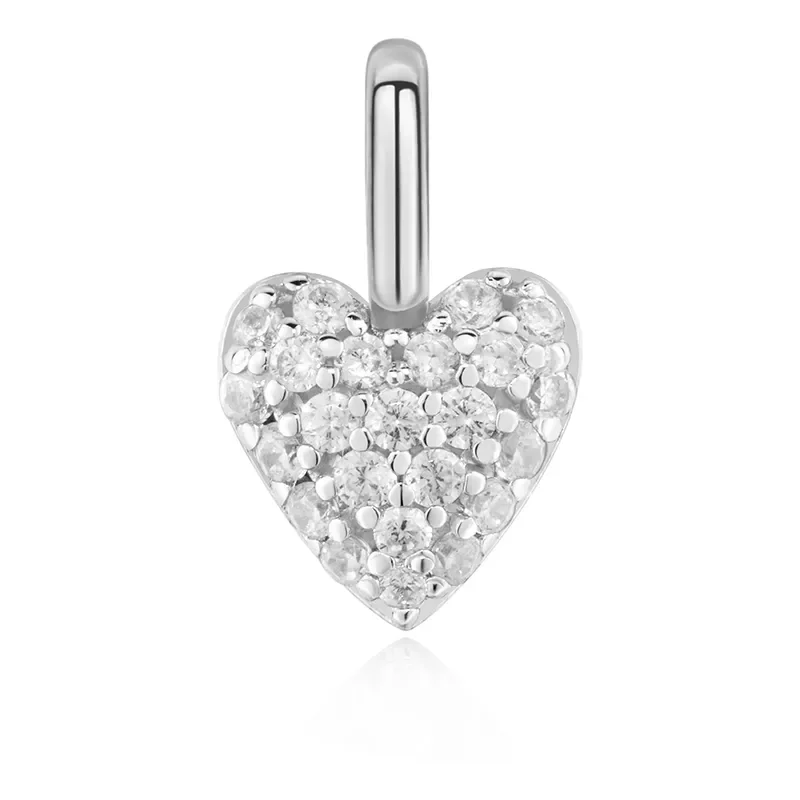 Ania Haie Silver HEART PAVE Berlock NC060-05H