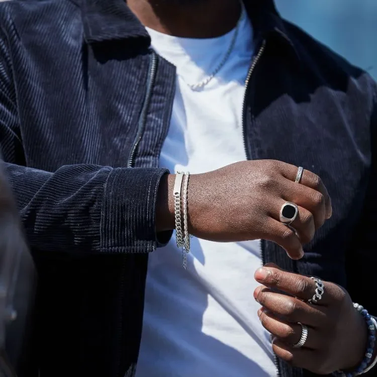 NOBEL by BILLGREN Silverarmband 19,5+3CM