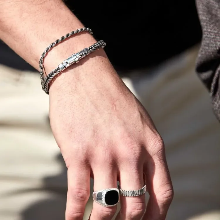 NOBEL by BILLGREN Silverarmband 19,5+3CM