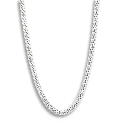 NOBEL by BILLGREN Silverhalsband Pansar 50+5CM