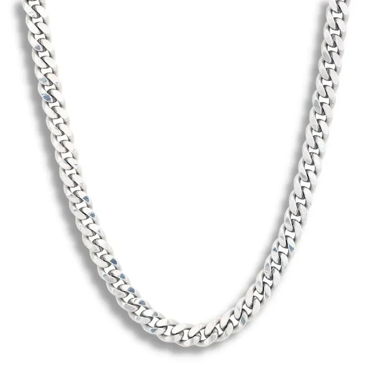 NOBEL by BILLGREN Silverhalsband Pansar 50+5CM