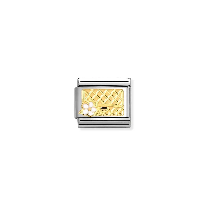 Nomination Composable Classic Länk, Bag with Flower