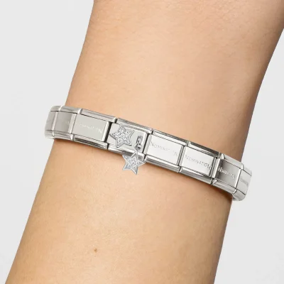 Nomination Composable Classic Länk, CZ Pavé Stars 1 Pendant