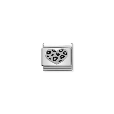 Nomination Composable Classic Länk Leopard Heart