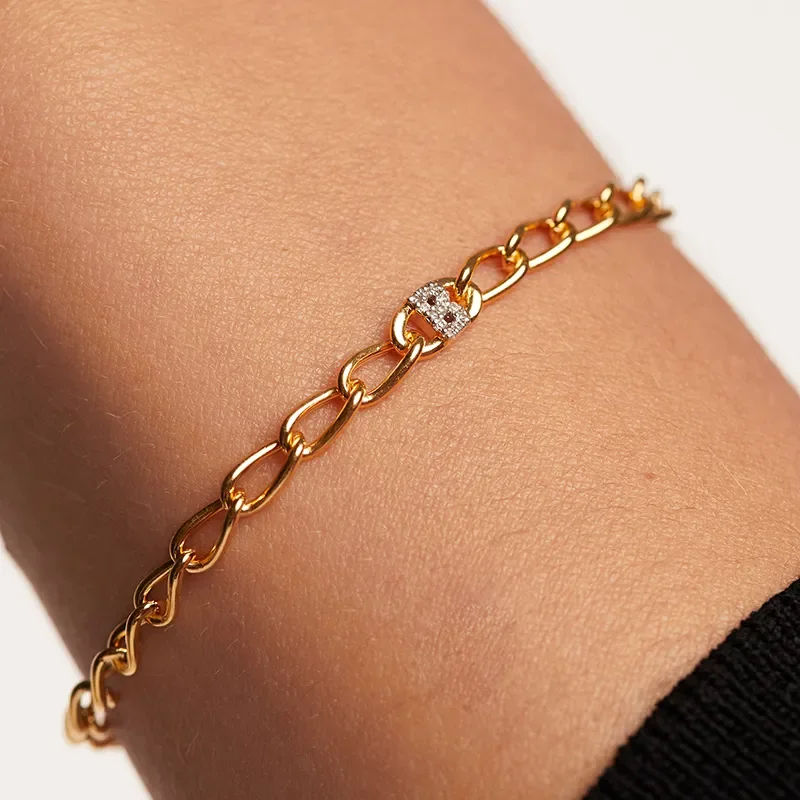PDPAOLA Bokstav B Armband PU01-539-U
