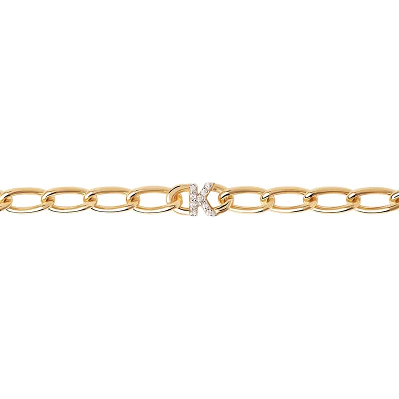 PDPAOLA Bokstav K Armband PU01-548-U
