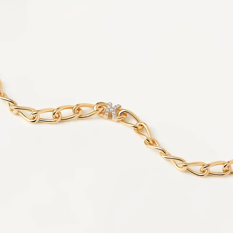 PDPAOLA Bokstav K Armband PU01-548-U