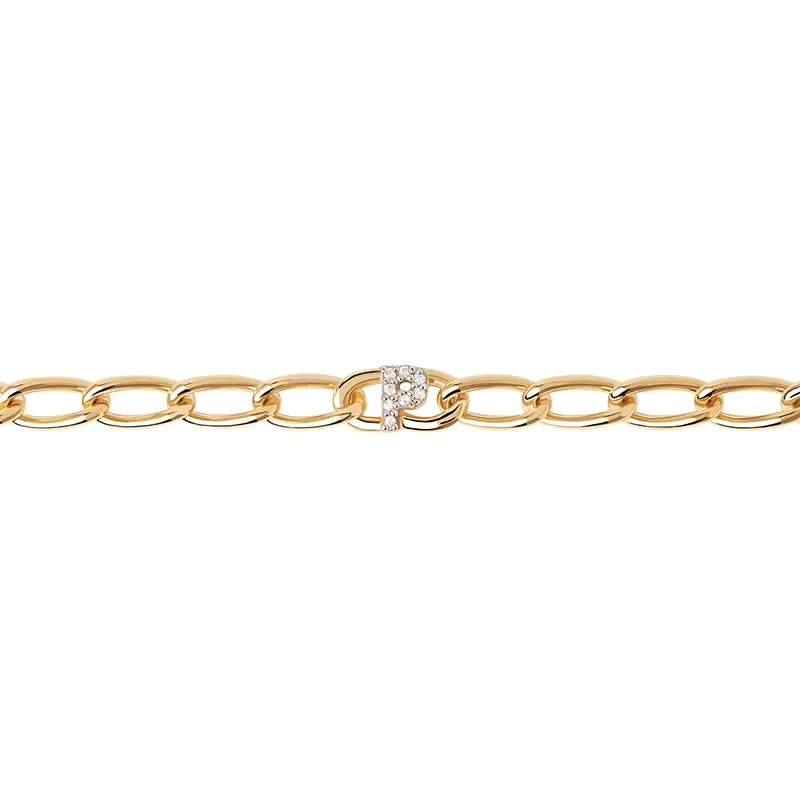 PDPAOLA Bokstav P Armband PU01-553-U