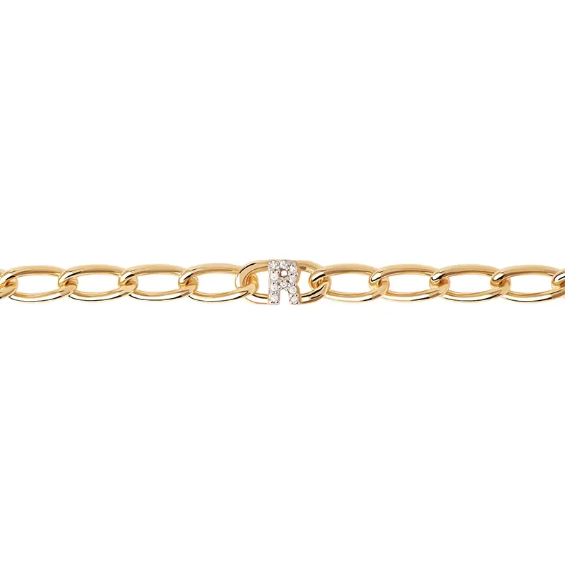 PDPAOLA Bokstav R Armband PU01-555-U