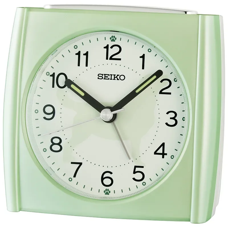 SEIKO Väckarklocka 8,5X9X6,3 SWEEP BEEP LIGHT QHE209M