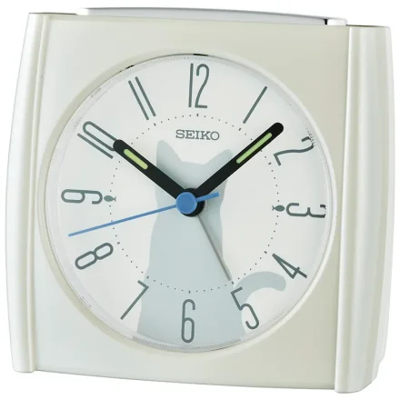 SEIKO väckarklocka 8,5X9X6,3 SWEEP BEEP LIGHT QHE209W