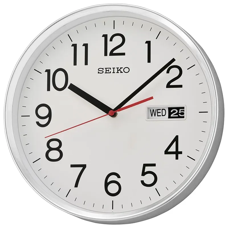 SEIKO Väggklocka 30X5CM DAY-DATE CALENDAR