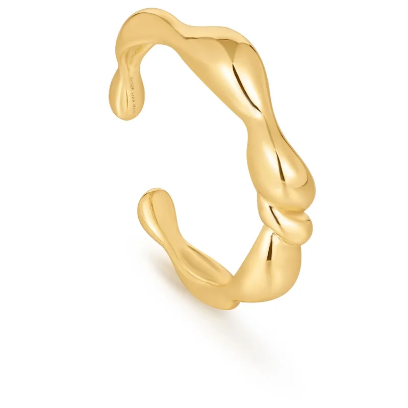 Ania Haie Justerbar Ring TWISTED WAVE R050-01G