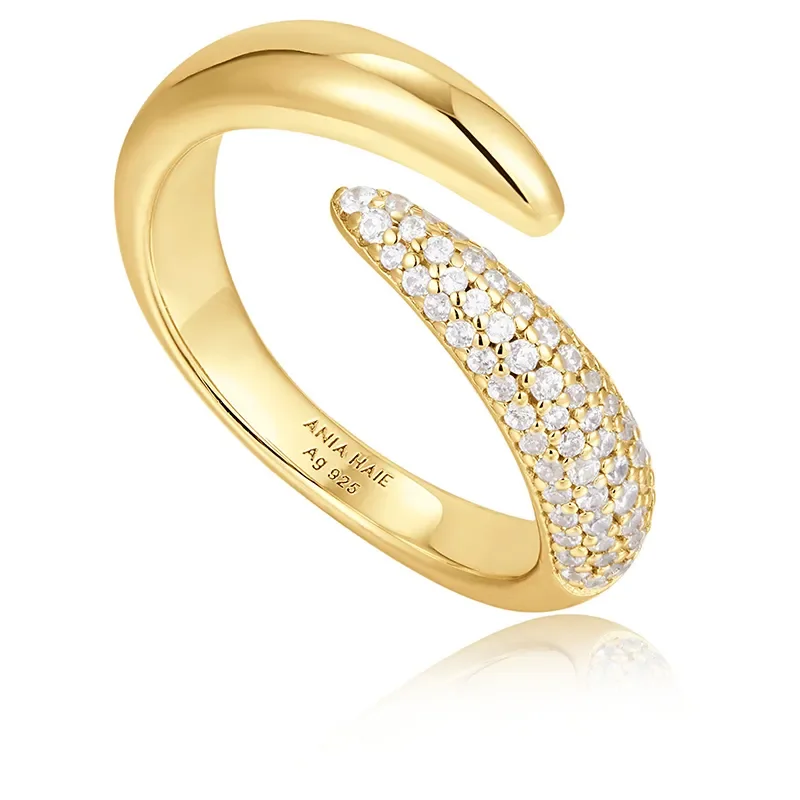 Ania Haie Justerbar Ring Sparkle WRAP R053-02G