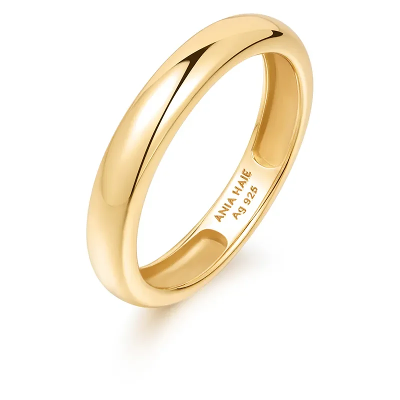 Ania Haie CURVE DOME BAND Ring R056-01G