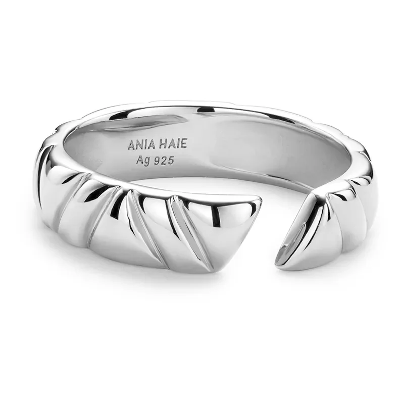 Ania Haie IRREGULAR TWILL Justerbar Ring R057-03H