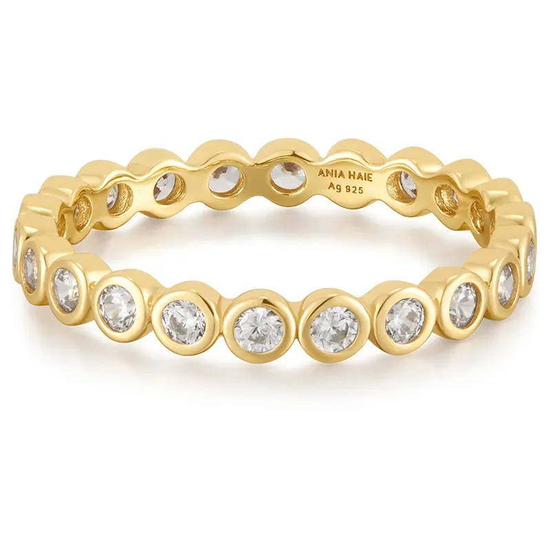 Ania Haie Guld BEZEL SET Ring R058-03G