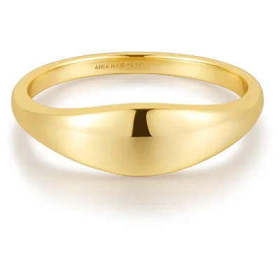 Ania Haie Guld DOME PLAIN Ring R058-05G