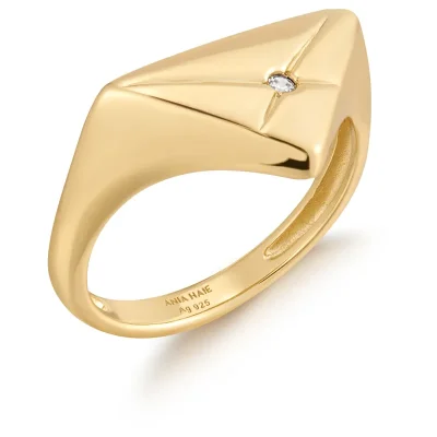 Ania Haie Guld KISS TRIANGLE Ring R059-05G