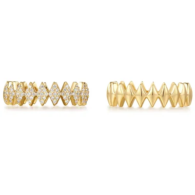 Ania Haie Guld HALF PAVE SPARKLE Ring R061-04G