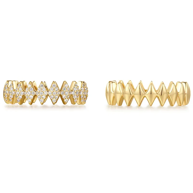 Ania Haie Guld HALF PAVE SPARKLE Ring R061-04G
