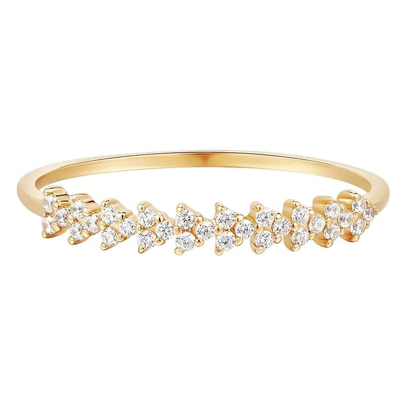 Ania Haie 14 KT Ring NATURAL DIAMOND WREATH RAU009-04YG