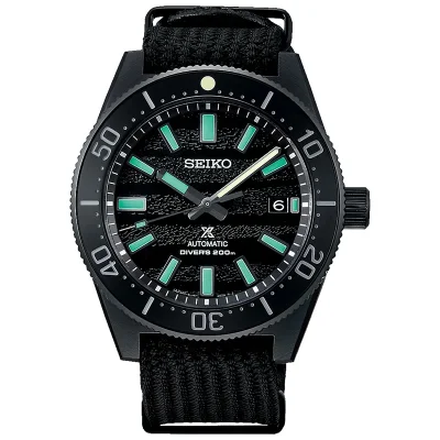 SEIKO Prospex Black Series Night Vision Modern Reinterpretation of 1965 Limited Edition SLA067J1