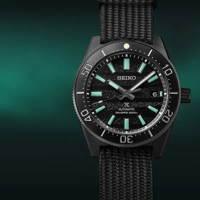 SEIKO Prospex Black Series Night Vision Modern Reinterpretation of 1965 Limited Edition SLA067J1