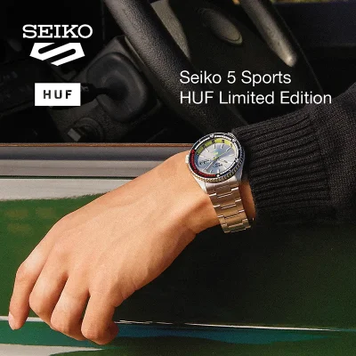SEIKO 5 Sports SRPL33K1 HUF Limited Edition